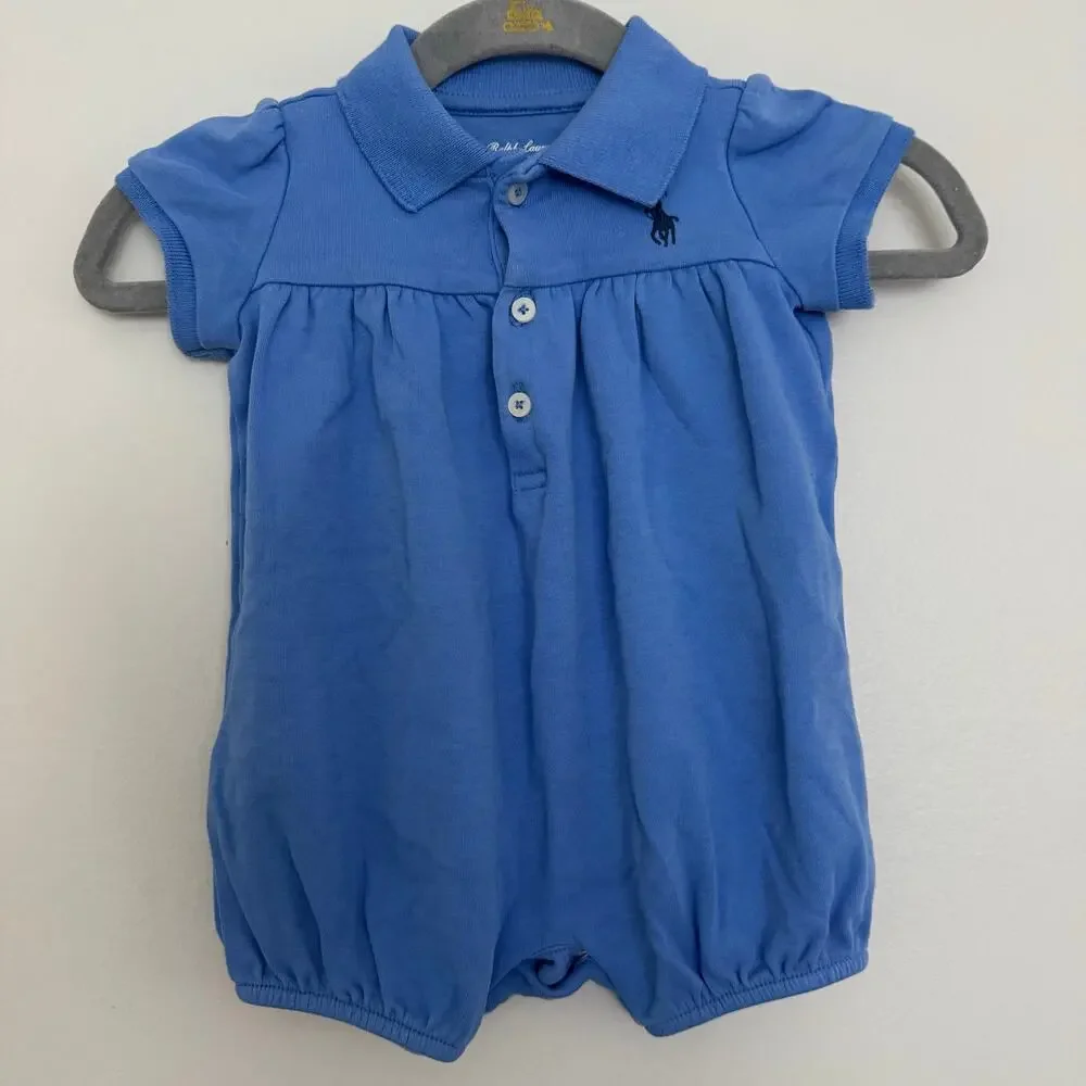 Ralph Lauren Cotton Interlock Bubble Shortall